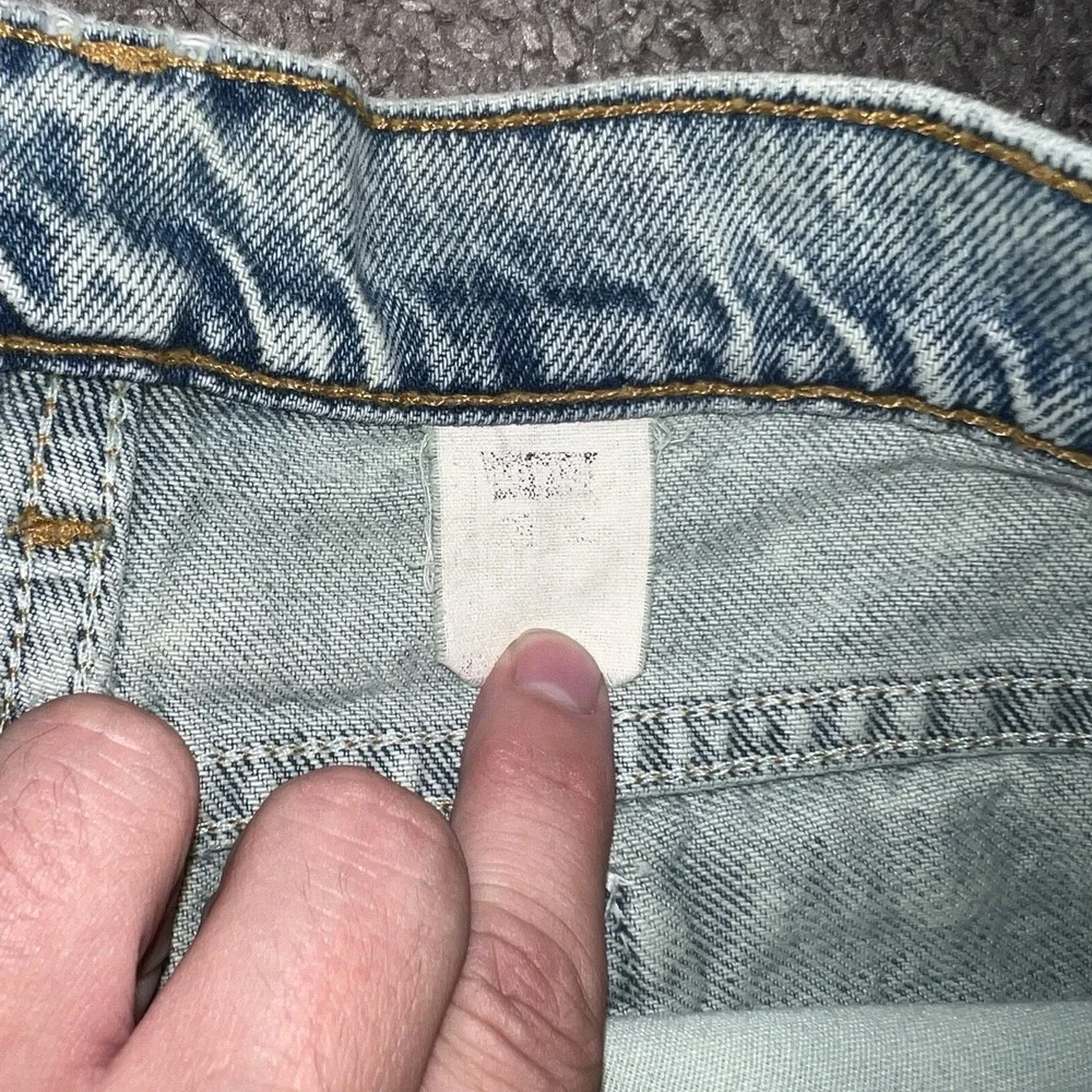 Vintage Levi's 1980s Orange Tab Cut Off Jean Shorts 34‎ Inch Waist